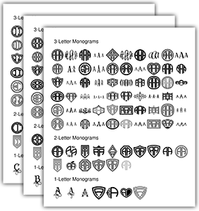 Monogram Preview Sheet Generator
