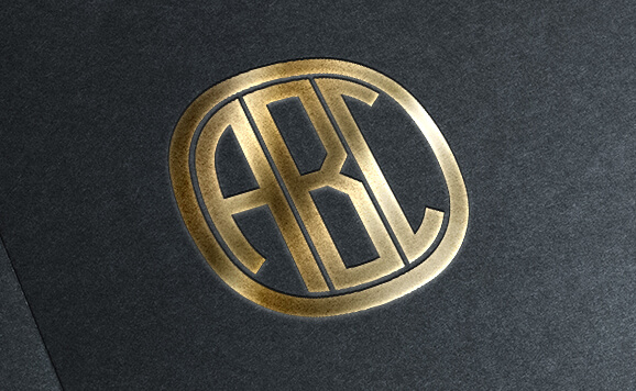 Rounded Square Monogram Font slide 2