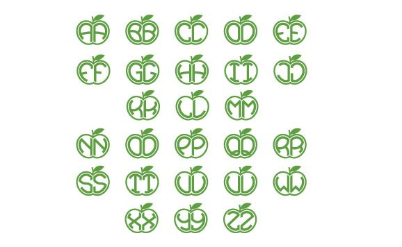 Apple Monogram Font slide 4