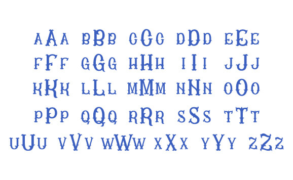 Fishhook Royal Monogram Font slide 4