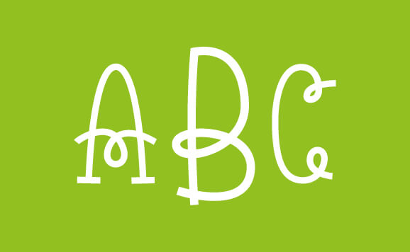 Loopy Monogram Font slide 1