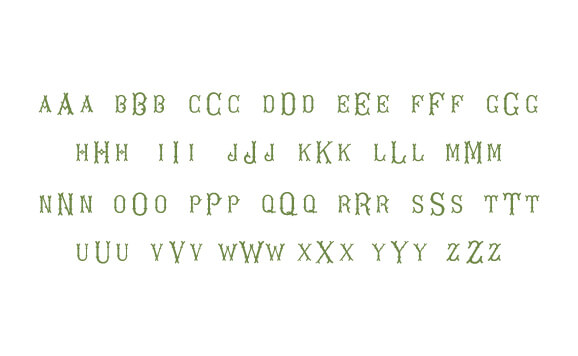 Sticky Monogram Font slide 4