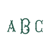 Sticky Monogram Font